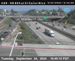 SB 805 at El Cajon Blvd (On Ramp)