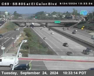 SB 805 at El Cajon Blvd (On Ramp)