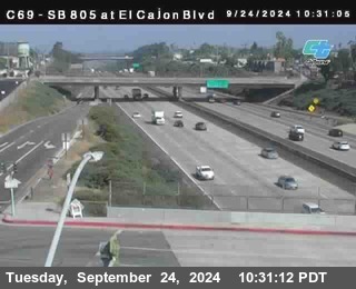 SB 805 at El Cajon Blvd (On Ramp)