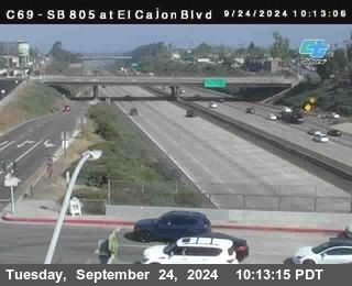 SB 805 at El Cajon Blvd (On Ramp)