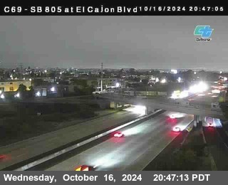 SB 805 at El Cajon Blvd (On Ramp)