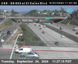 SB 805 at El Cajon Blvd (On Ramp)