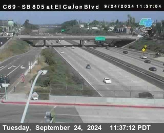 SB 805 at El Cajon Blvd (On Ramp)