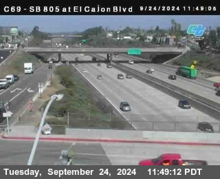 SB 805 at El Cajon Blvd (On Ramp)