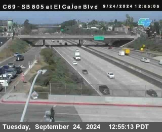 SB 805 at El Cajon Blvd (On Ramp)