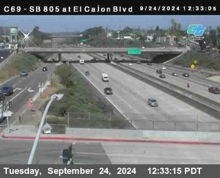 SB 805 at El Cajon Blvd (On Ramp)