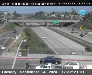 SB 805 at El Cajon Blvd (On Ramp)