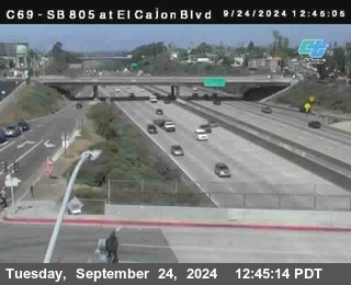 SB 805 at El Cajon Blvd (On Ramp)