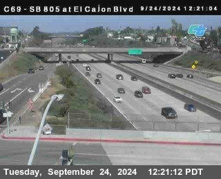 SB 805 at El Cajon Blvd (On Ramp)