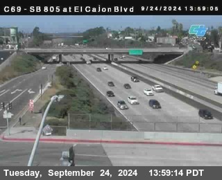 SB 805 at El Cajon Blvd (On Ramp)