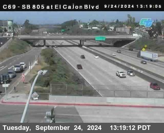 SB 805 at El Cajon Blvd (On Ramp)