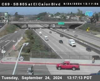 SB 805 at El Cajon Blvd (On Ramp)