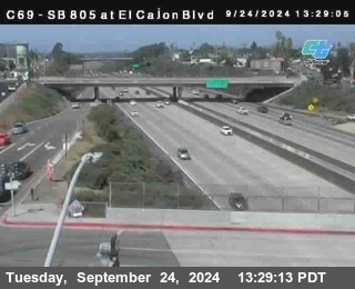 SB 805 at El Cajon Blvd (On Ramp)