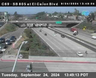 SB 805 at El Cajon Blvd (On Ramp)