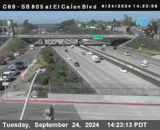 SB 805 at El Cajon Blvd (On Ramp)