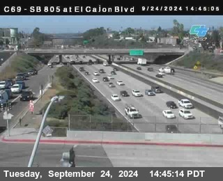 SB 805 at El Cajon Blvd (On Ramp)