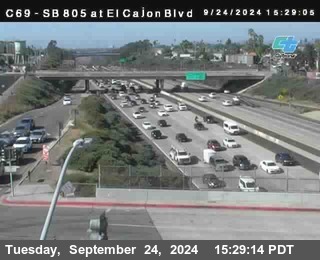 SB 805 at El Cajon Blvd (On Ramp)