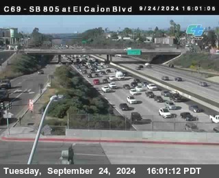 SB 805 at El Cajon Blvd (On Ramp)