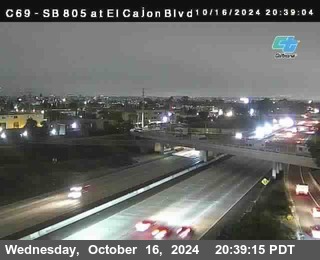 SB 805 at El Cajon Blvd (On Ramp)