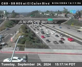 SB 805 at El Cajon Blvd (On Ramp)