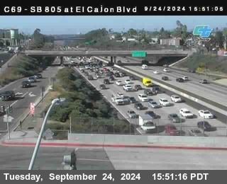 SB 805 at El Cajon Blvd (On Ramp)