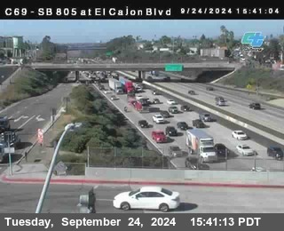 SB 805 at El Cajon Blvd (On Ramp)