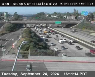 SB 805 at El Cajon Blvd (On Ramp)