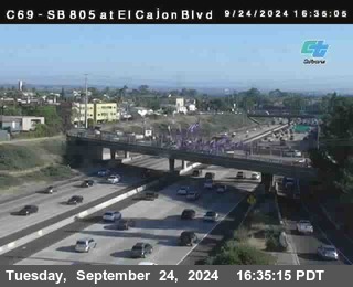 SB 805 at El Cajon Blvd (On Ramp)