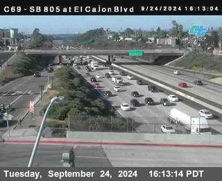 SB 805 at El Cajon Blvd (On Ramp)