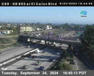 SB 805 at El Cajon Blvd (On Ramp)