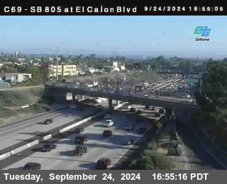 SB 805 at El Cajon Blvd (On Ramp)