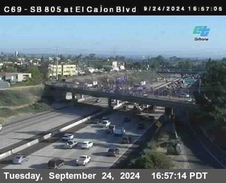 SB 805 at El Cajon Blvd (On Ramp)