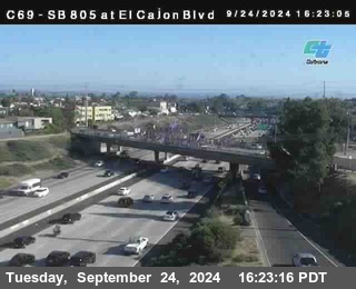 SB 805 at El Cajon Blvd (On Ramp)