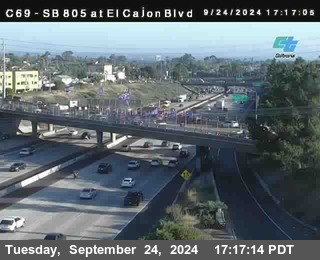 SB 805 at El Cajon Blvd (On Ramp)