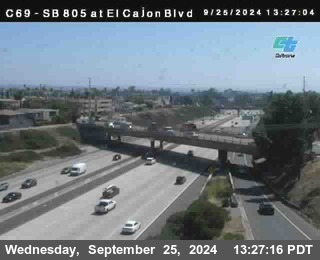 SB 805 at El Cajon Blvd (On Ramp)