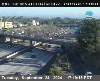 SB 805 at El Cajon Blvd (On Ramp)