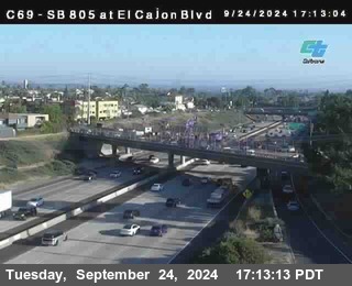 SB 805 at El Cajon Blvd (On Ramp)