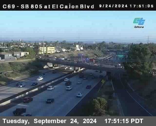 SB 805 at El Cajon Blvd (On Ramp)