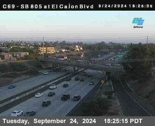 SB 805 at El Cajon Blvd (On Ramp)