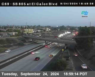 SB 805 at El Cajon Blvd (On Ramp)