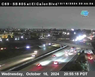 SB 805 at El Cajon Blvd (On Ramp)