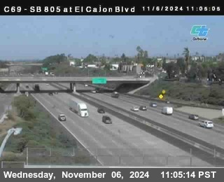 SB 805 at El Cajon Blvd (On Ramp)