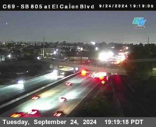 SB 805 at El Cajon Blvd (On Ramp)