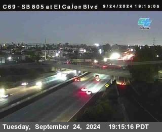 SB 805 at El Cajon Blvd (On Ramp)