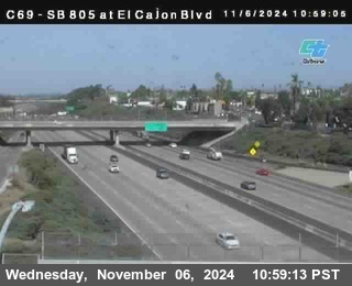 SB 805 at El Cajon Blvd (On Ramp)