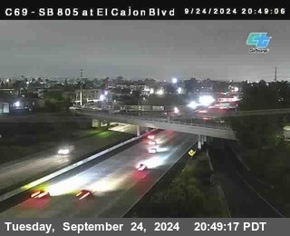 SB 805 at El Cajon Blvd (On Ramp)