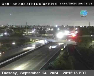 SB 805 at El Cajon Blvd (On Ramp)