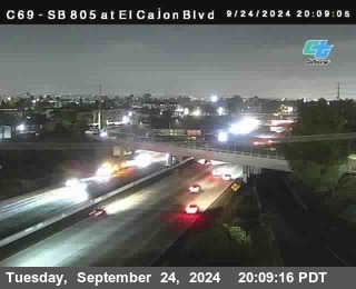 SB 805 at El Cajon Blvd (On Ramp)