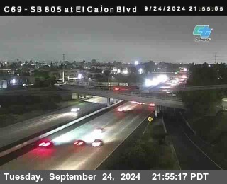 SB 805 at El Cajon Blvd (On Ramp)