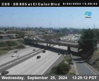 SB 805 at El Cajon Blvd (On Ramp)